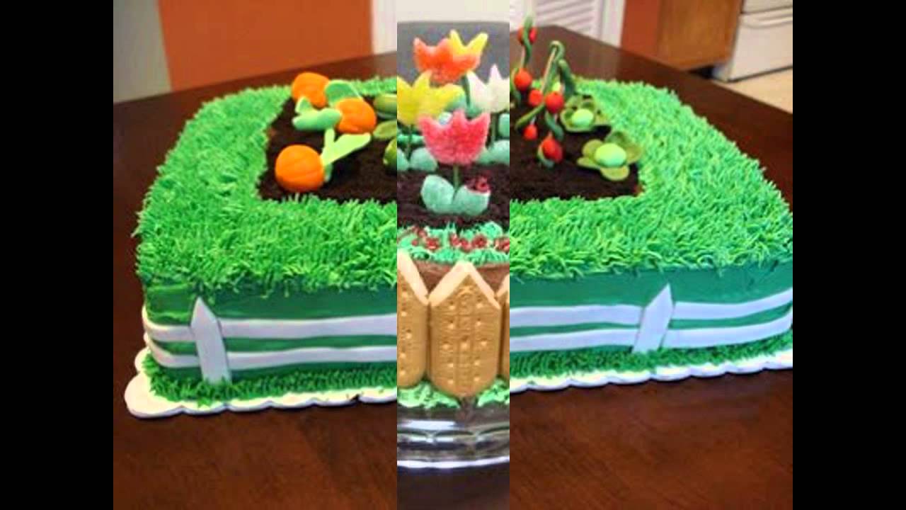 Garden Cake Decorating Ideas