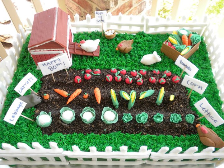 Garden Cake Decorations