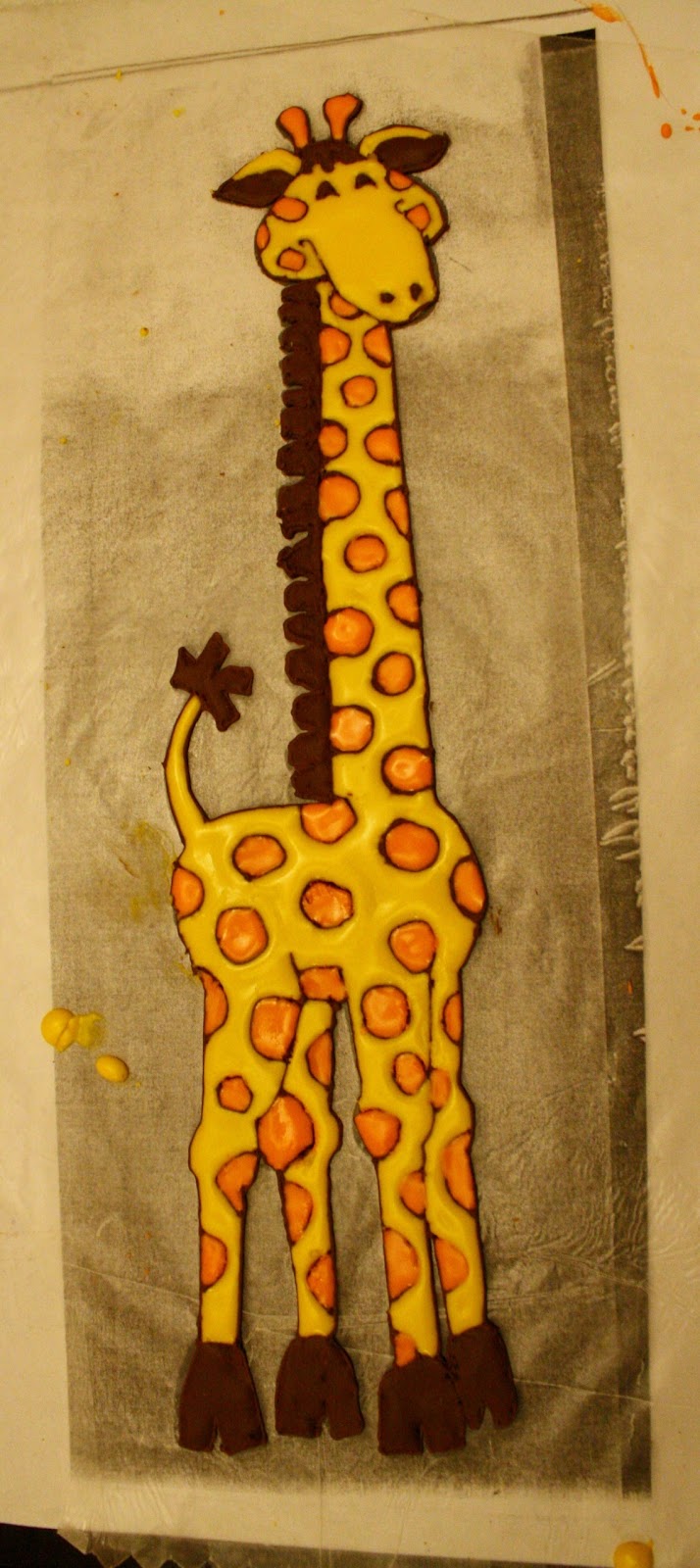 Giraffe Cake Template