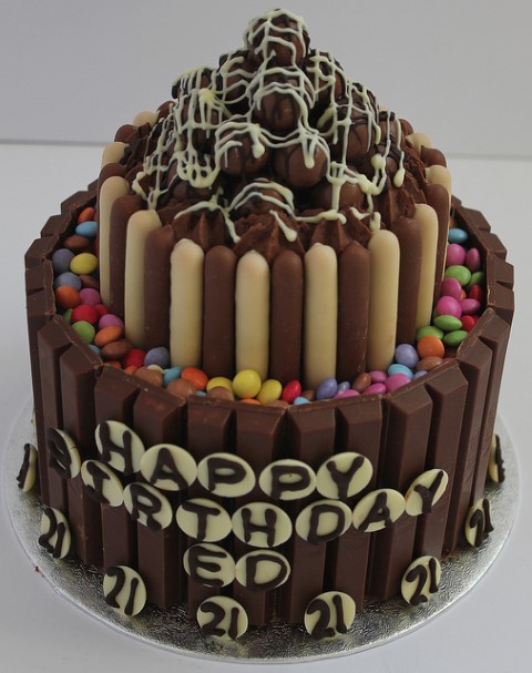 Homemade Chocolate Birthday Cake