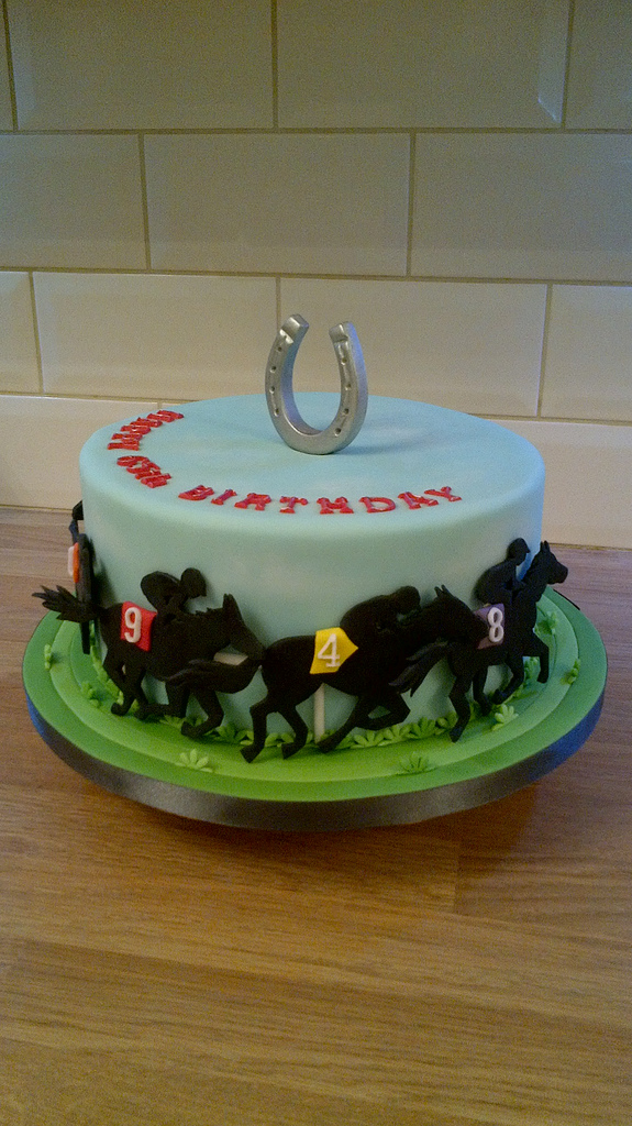 Horse Racing Cake