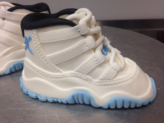 Jordan Baby Sneakers Fondant Template Printable