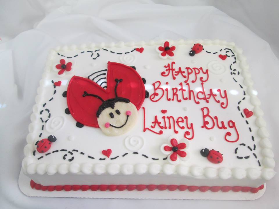 Ladybug Birthday Sheet Cake Ideas