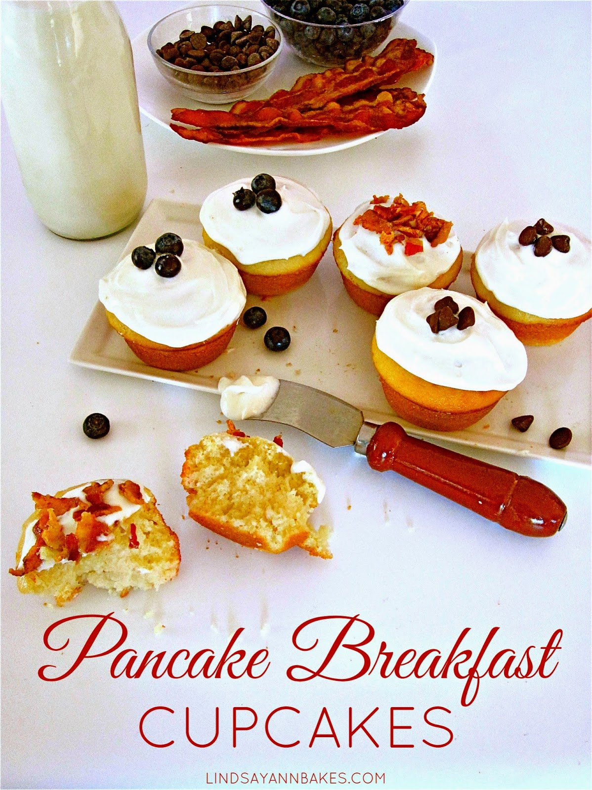 6 Photos of Pancake Breakfast Cupcakes