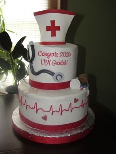 LPN Nurse Graduation Cake