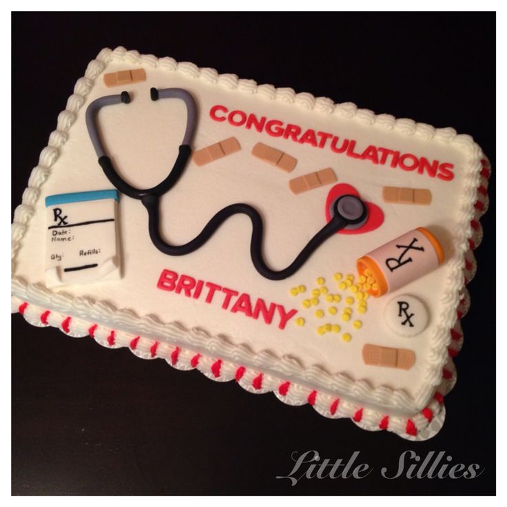 Nurse Practitioner Graduation Cake