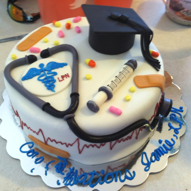 Nursing Graduation Cake Ideas