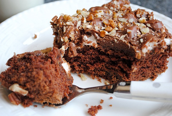 Rocky Road Texas Sheet Cake - Made