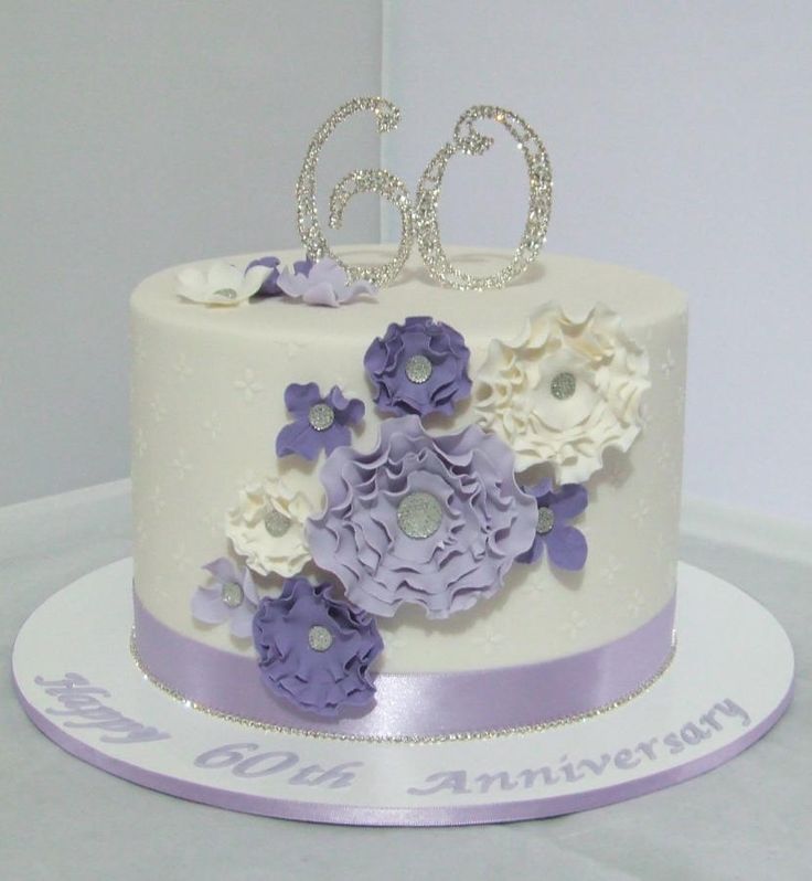 10 Photos of Sixtieth Wedding Anniversary Cakes