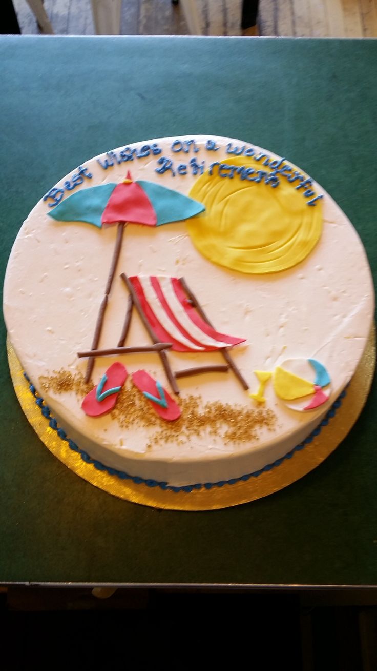 10 Photos of Retirement Themed Cakes 3D