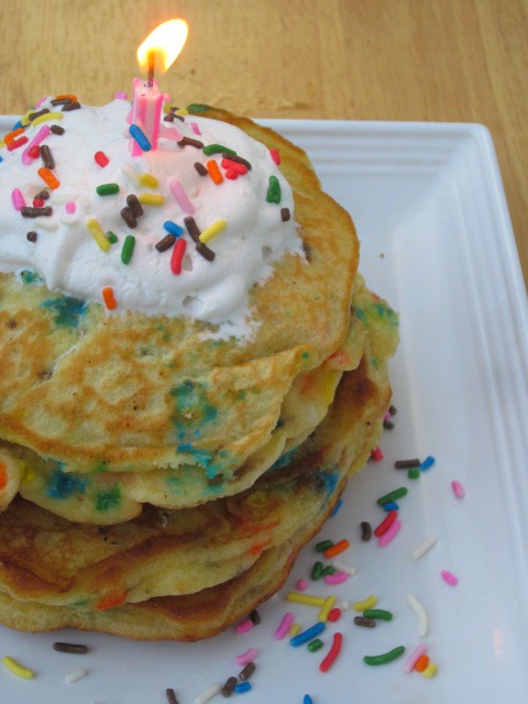 Birthday Cake Pancakes