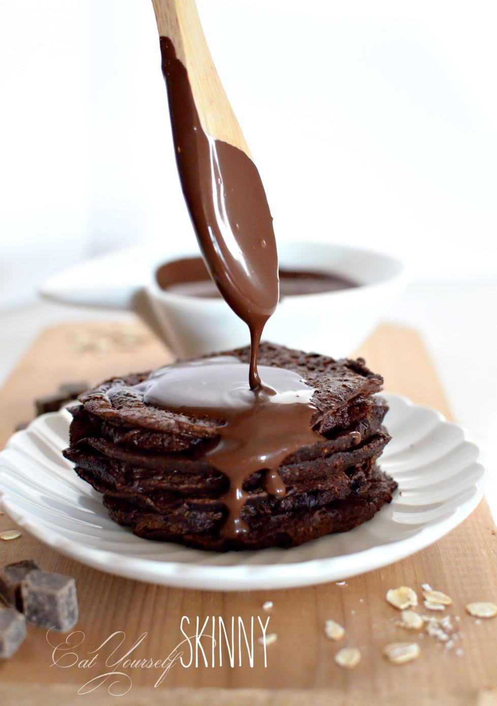 7 Photos of Fudge Brownie Pancakes