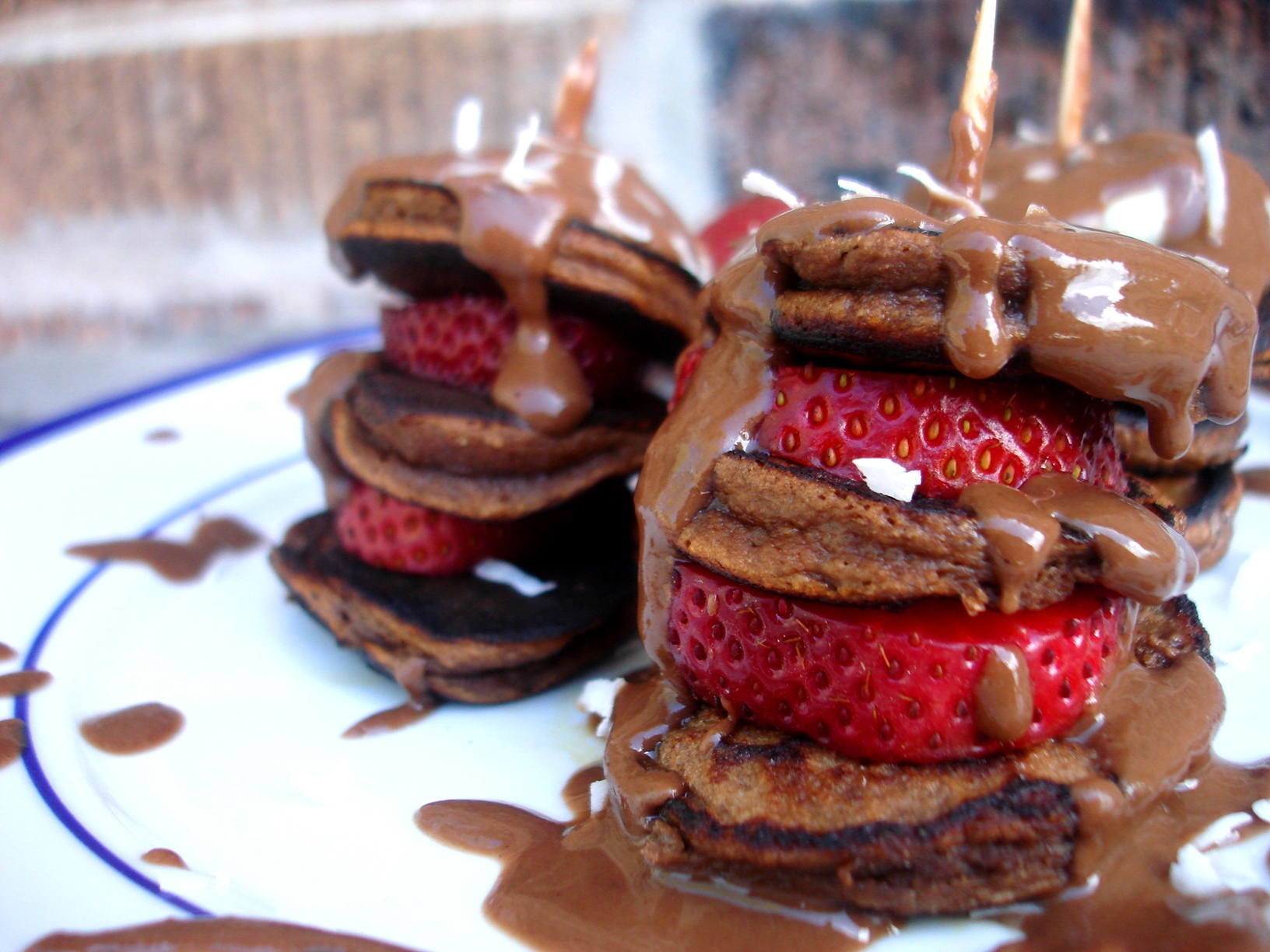 Brownie Batter Pancakes