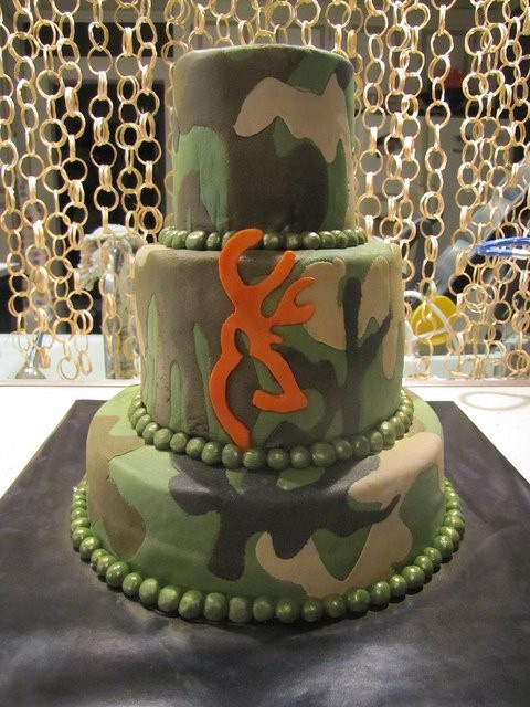 Browning Camo Cake