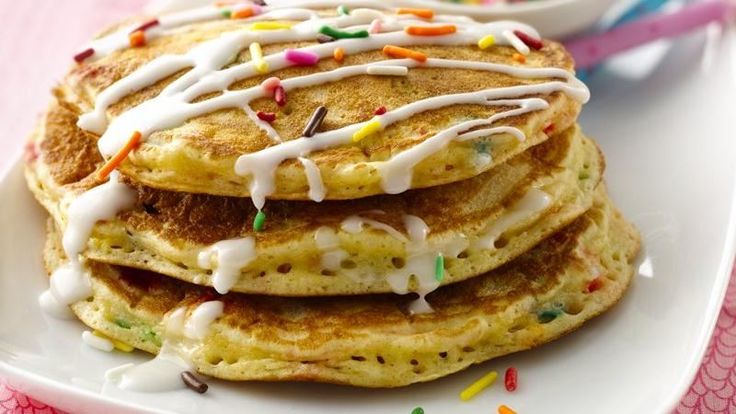 Cake Batter Pancakes Recipe