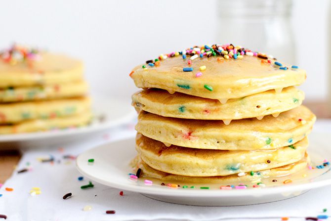 Cake Batter Pancakes