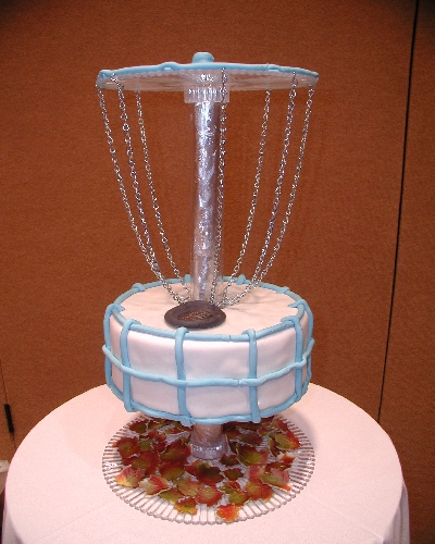 Disc Golf Wedding Cake Toppers