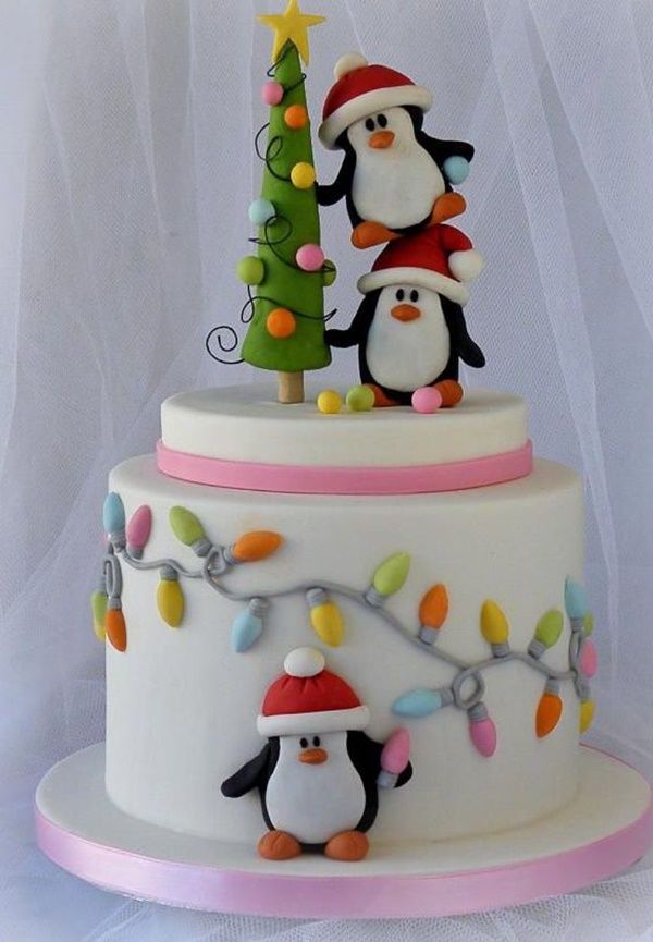 Easy Christmas Cake Decoration