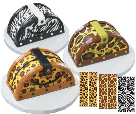 Edible Sugar Sheets Cheetah Print