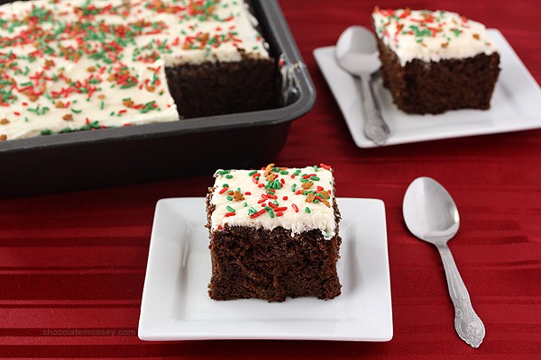 Gingerbread Sheet Cake