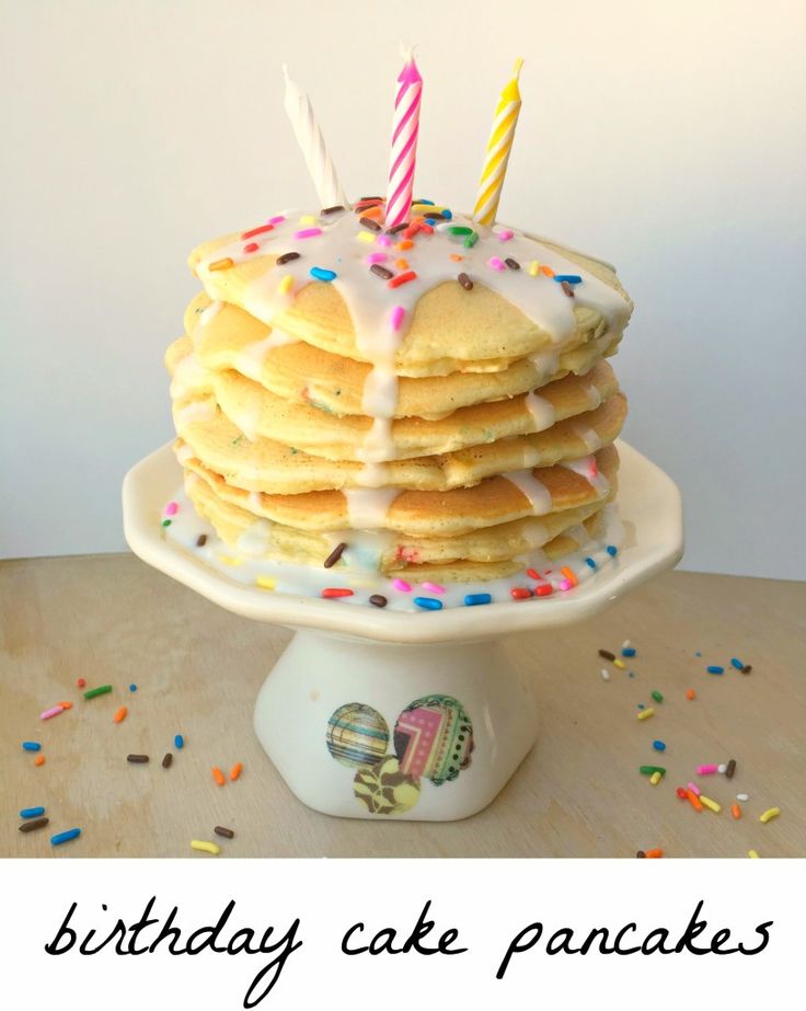 Happy Birthday Cake Pancakes