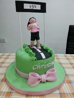 Marathon Runner Birthday Cake