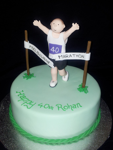 Marathon Runner Cake