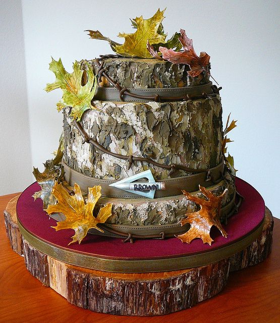 Mossy Oak Camo Cake