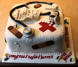 Nurse Retirement Cake