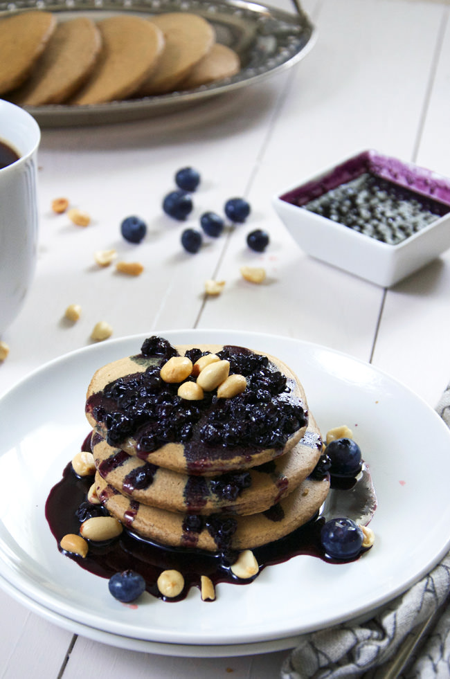 Peanut Butter and Jelly Pancakes