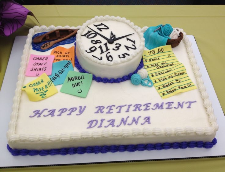 Pinterest Retirement Cakes