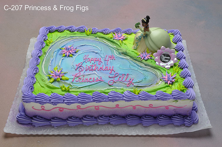 Princess and Frog Birthday Cake