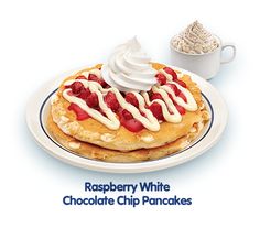 Raspberry White Chocolate Chip Pancakes Ihop