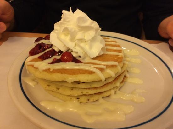 Raspberry White Chocolate Pancakes Ihop