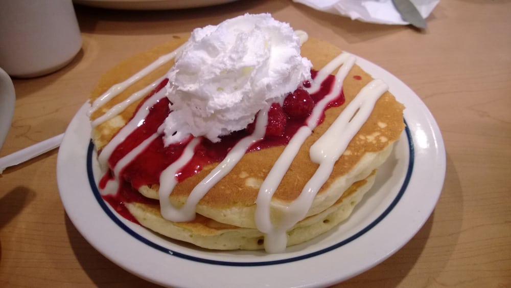 Raspberry White Chocolate Pancakes Ihop