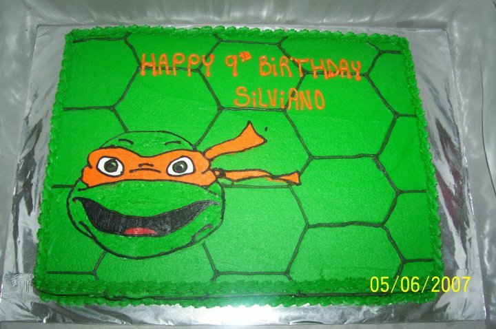 Teenage Mutant Ninja Turtles Cake Decorating