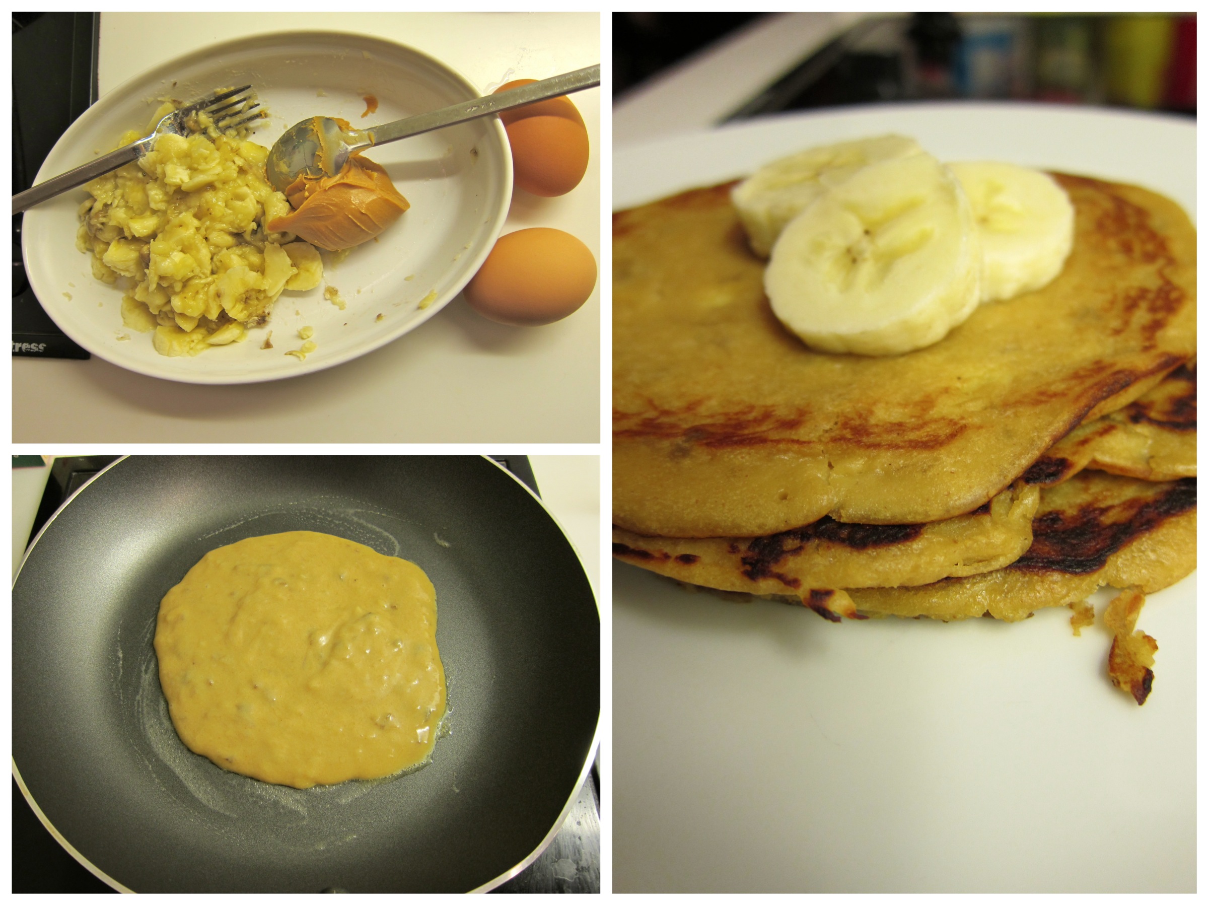 3-Ingredient Banana Pancakes