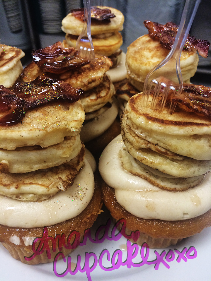 Bacon Pancake Cupcakes