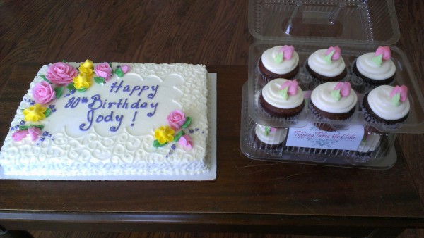 Birthday Sheet Cake with Flowers