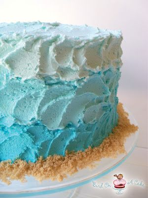 Cake with Beach Sand