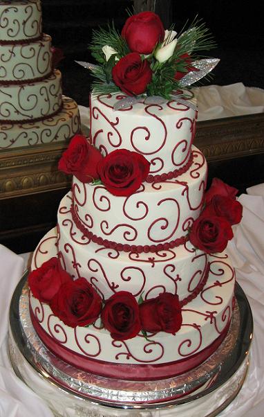 Christmas Wedding Cakes Ideas