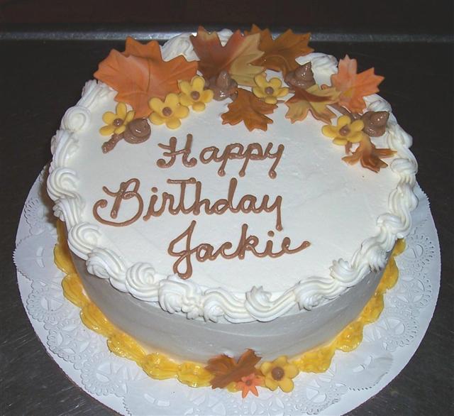 Fall Sheet Cake Decorating Ideas