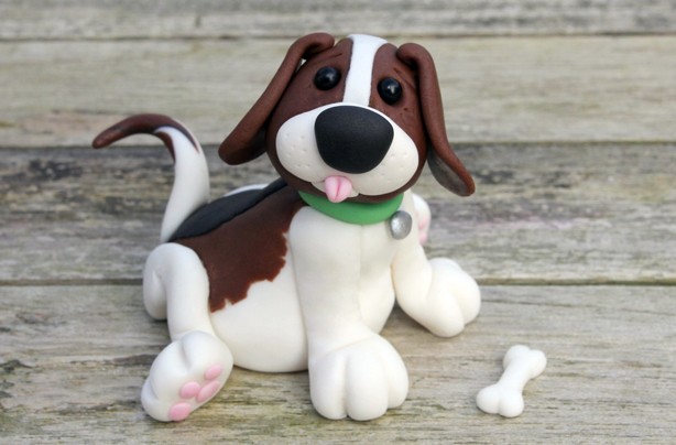 Fondant Dog Cake Decorations