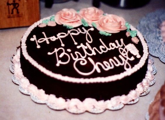 Happy Birthday Cheryl Cake