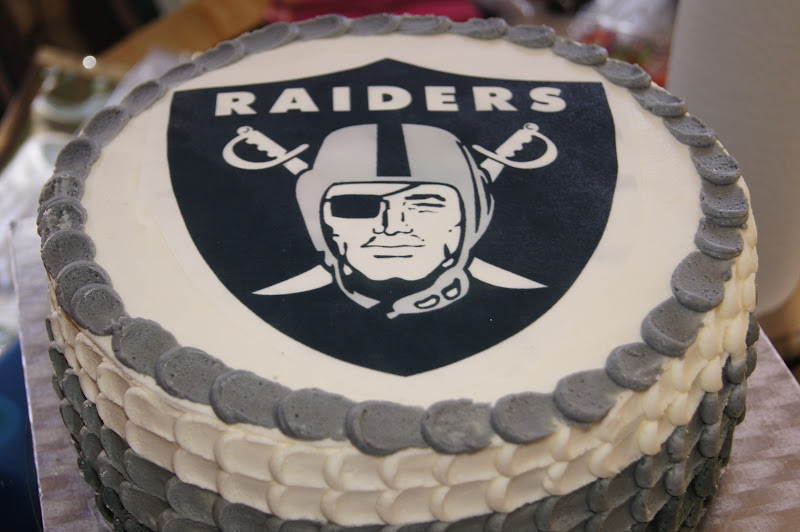 Oakland Raiders Birthday Cake