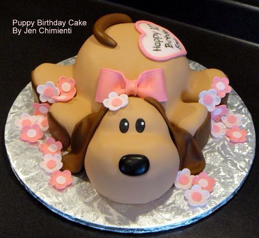 8 Puppy Dog Birthday Cakes For Girls Photo Puppy Dog Birthday