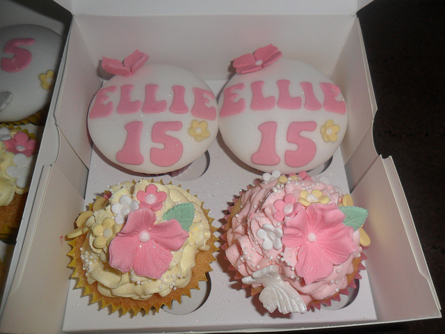 15th Birthday Cupcakes