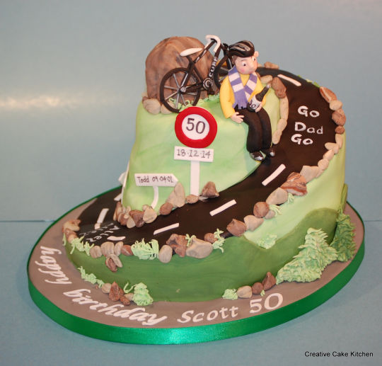 50th Birthday Cake Bike