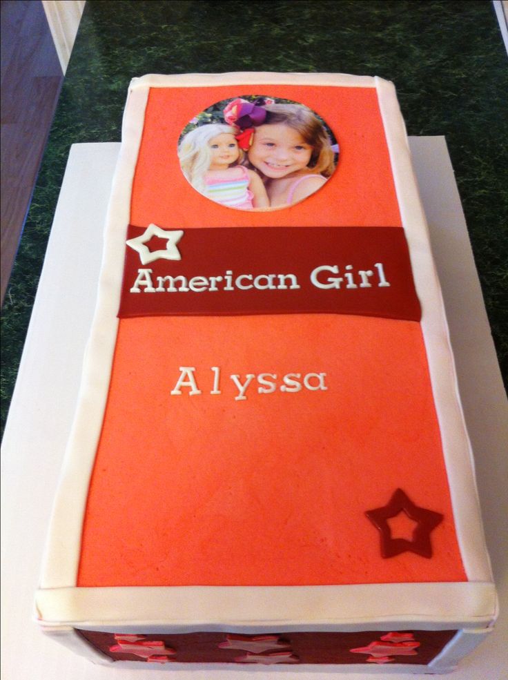 American Girl Birthday Cake