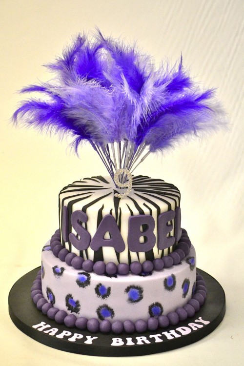 Animal Print 2 Tier Cake